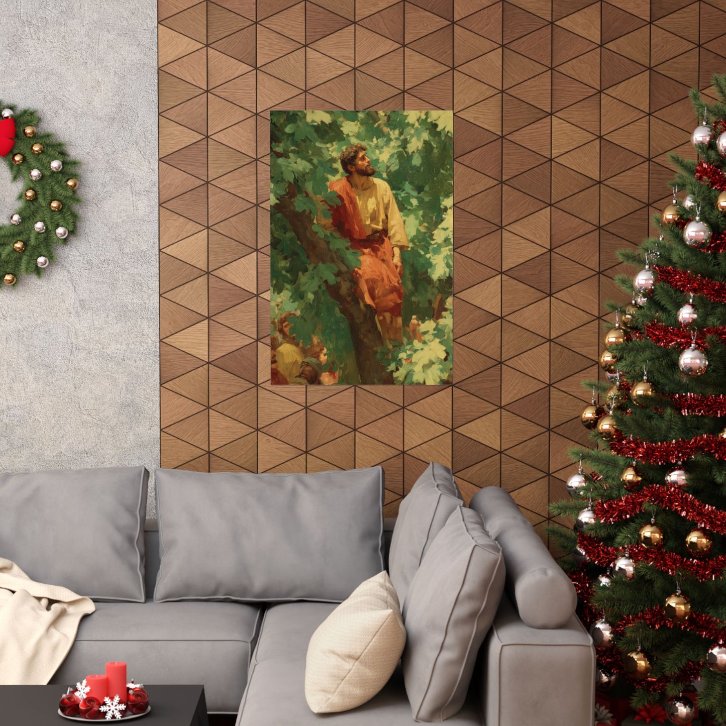 Zacchaeus - Sanctified Souls Print - Multiple Sizes - Premium Matte Vertical Posters