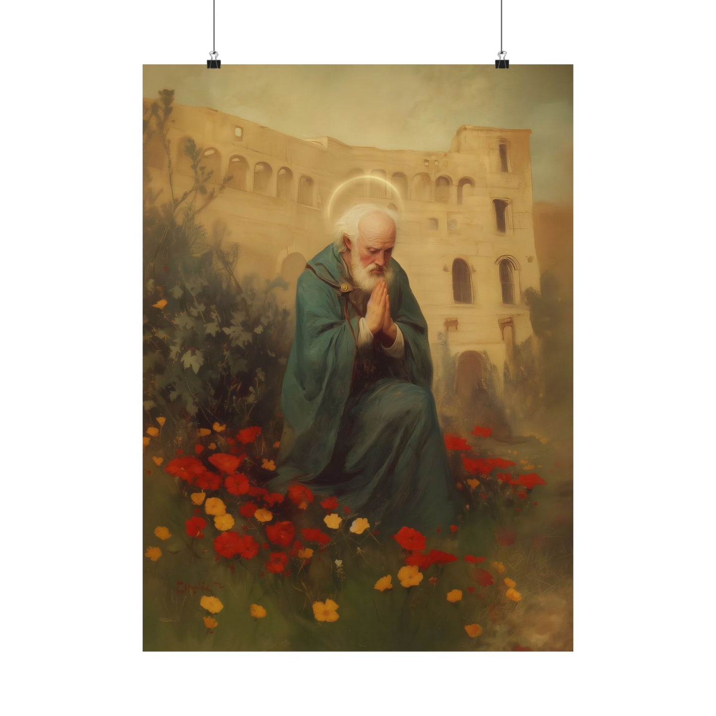 Saint Cyprian -  Catholic Art - Multiple Sizes - Premium Posters - Catholic Art - Christian Home - Catholic Saint Art