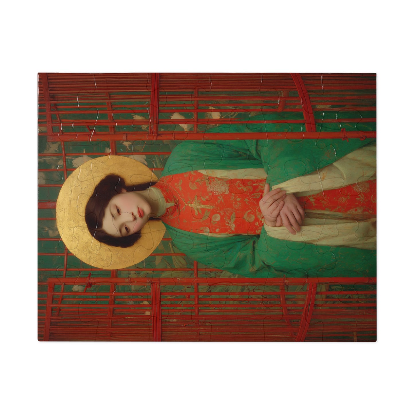 Saint Agnes Tsao Kou Ying - Puzzle and Keepsake Tin - Religious Jigsaw Puzzle (30, 110, 252, 500,1000) - Gift for Catholic Families