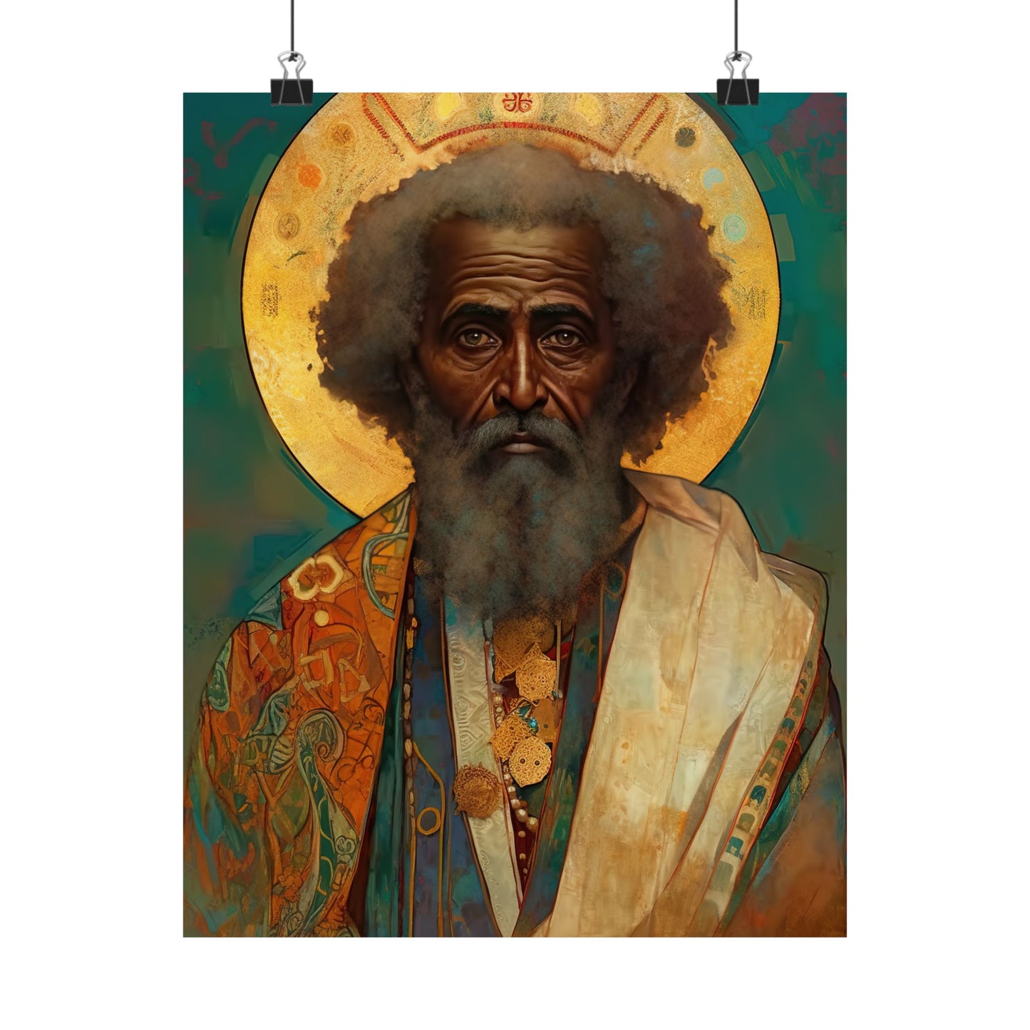 Saint Moses - Sanctified Souls Print - Multiple Sizes - Premium Matte Vertical Posters