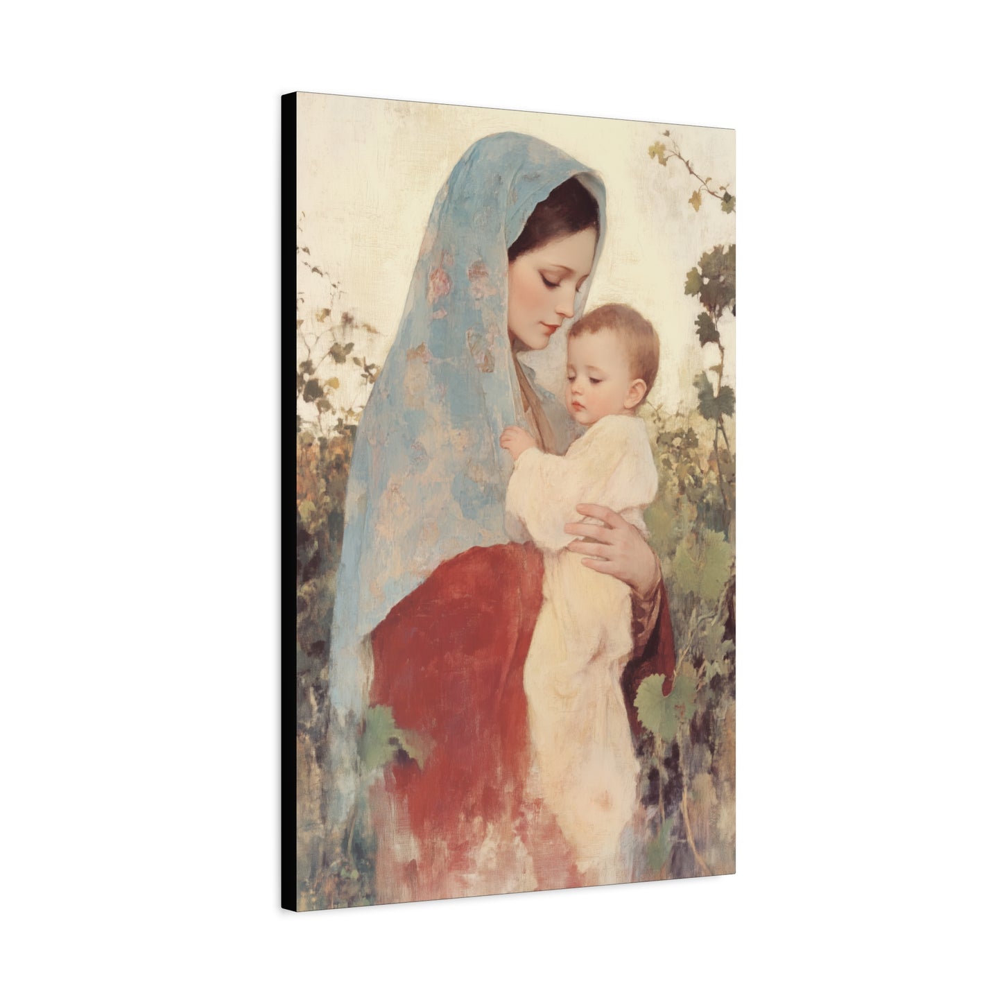 Our Lady of the Grapes / Out Lady of the Harvest - Gallery Wrapped Canvas - Print - Religious Art for your Home - Catholic Art