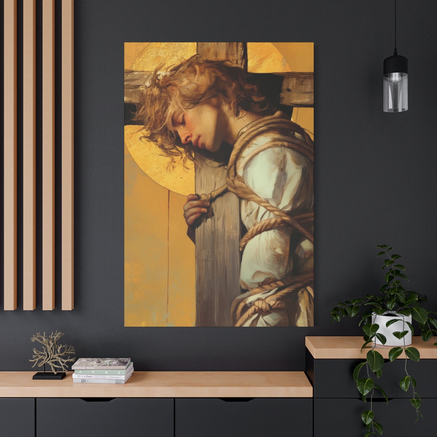 Saint Dismus, The 'Good Thief' - Gallery Wrapped Canvas - Print - Religious Art for your Home - Catholic Art