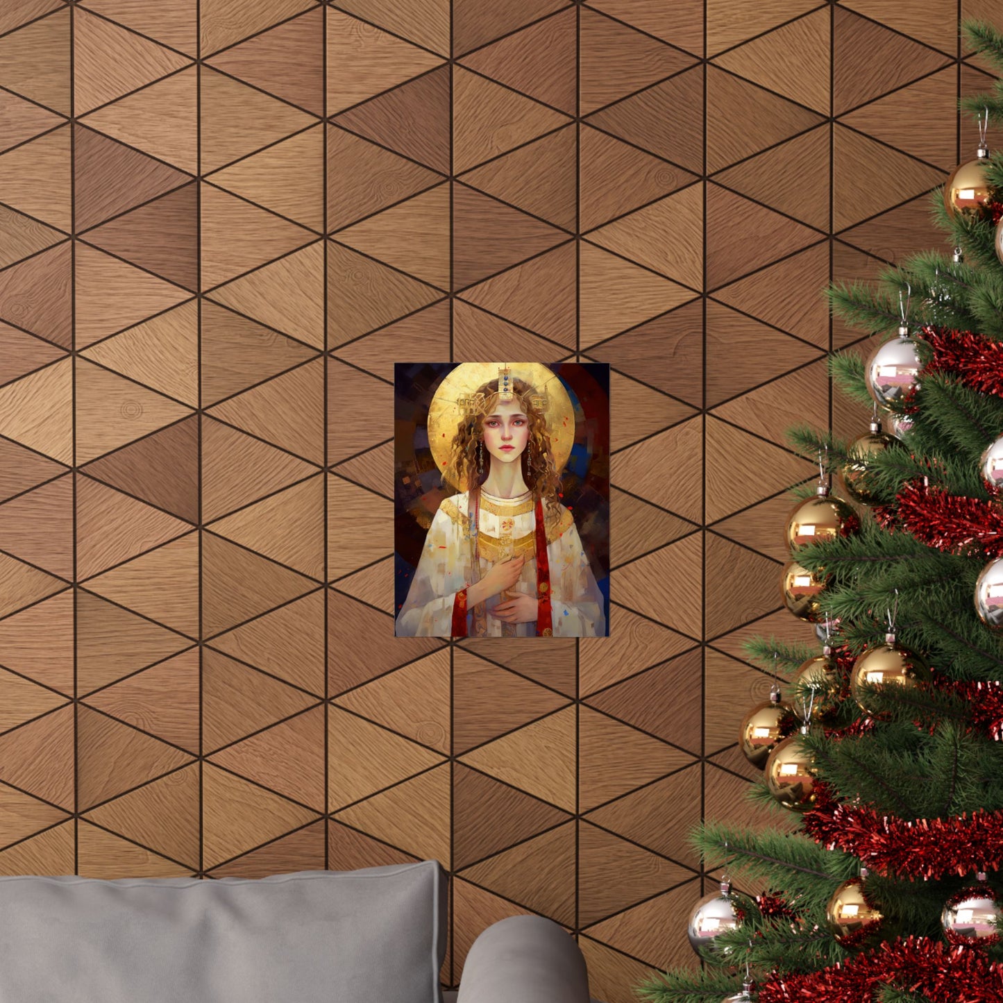 Saint Ursula Print - Sanctified Souls Print - Multiple Sizes - Premium Matte Vertical Posters