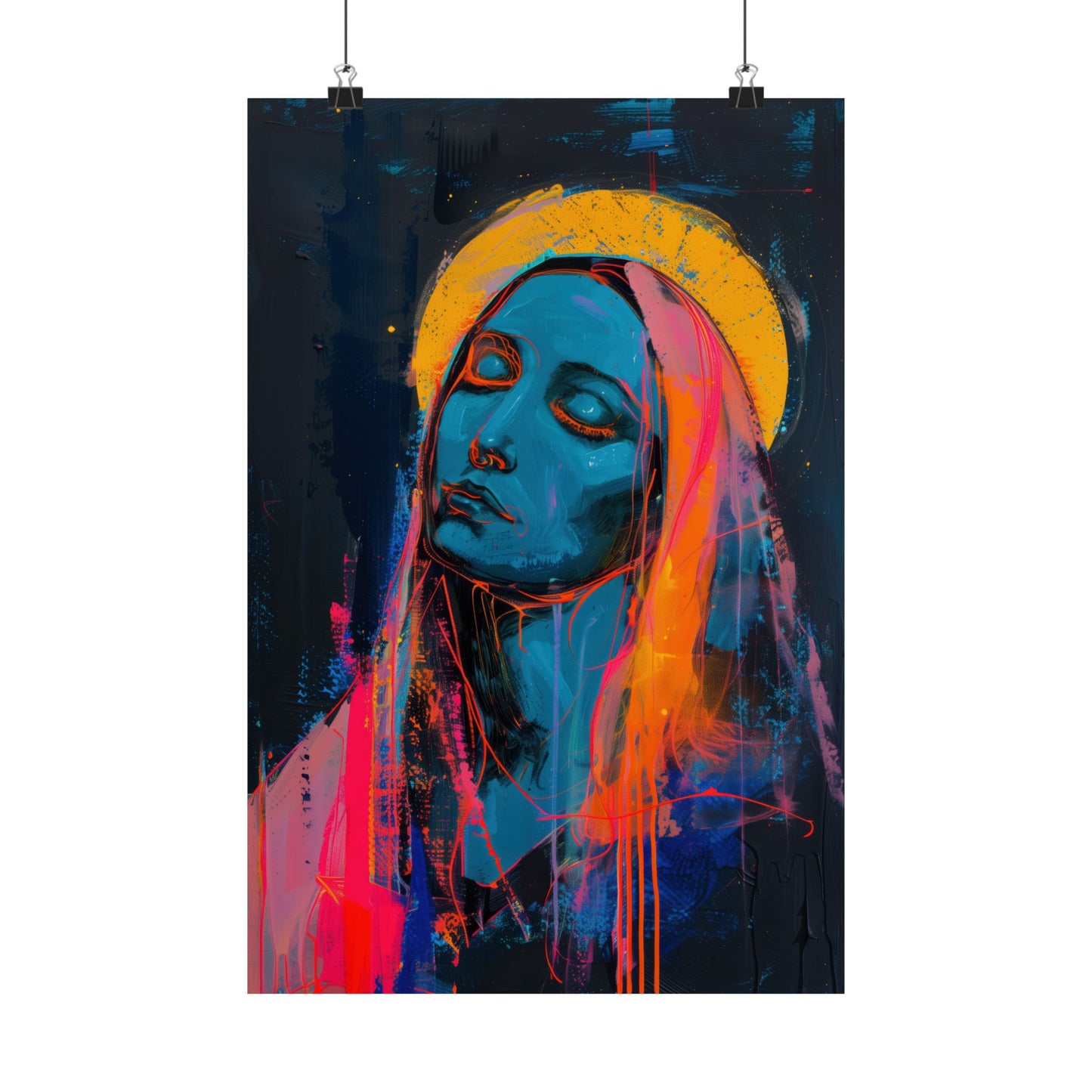 Mary, Mother of God - Mother of Eternal Wisdom Poster Print - Sanctified Souls Print - Multiple Sizes - Premium Posters - Catholic Art