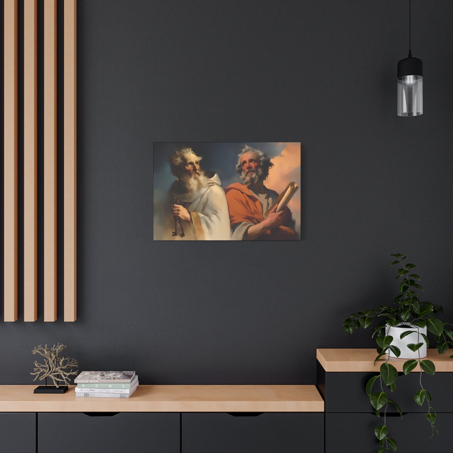 Saint Peter and Saint Paul - Museum Wrapped Canvas - Print - Religious Art for your Home - Christian print