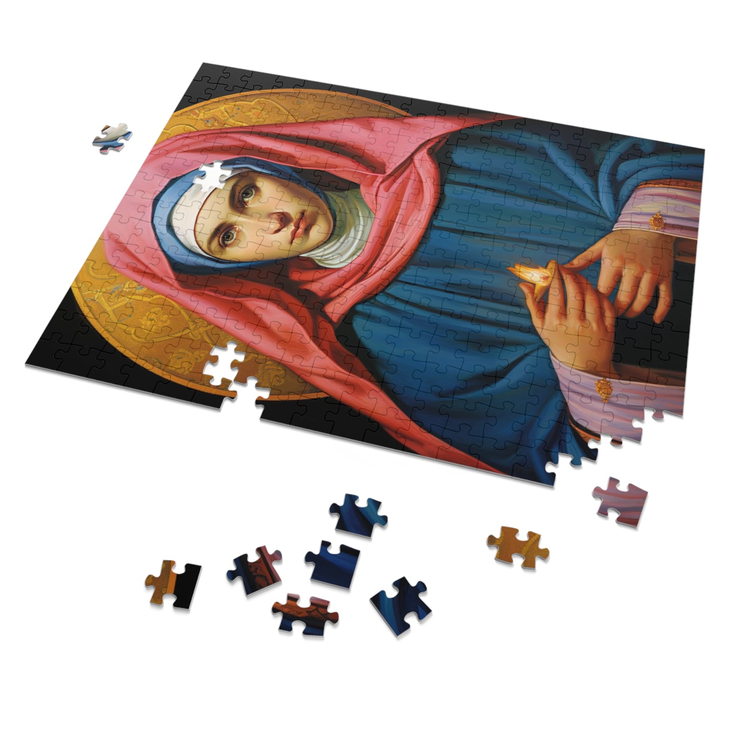 Saint Bernadette - Puzzle and Keepsake Tin - Religious Jigsaw Puzzle (30, 110, 252, 500,1000-Piece) - Religious Puzzle