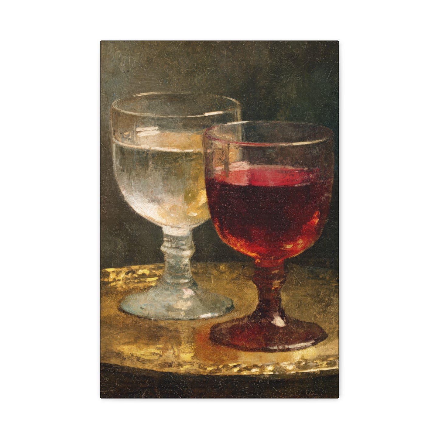 Cana and the Miracle of Abundance - Water into Wine - Gallery Wrapped Canvas - Print - Religious Art for your Home - Catholic Art Print
