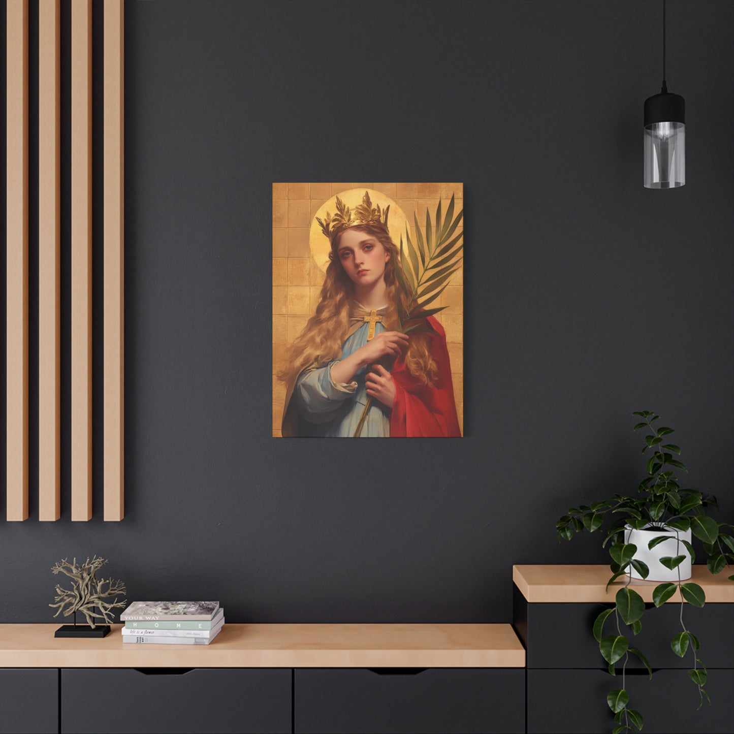 Saint Agrippina - Gallery Wrapped Canvas - Print - Religious Art for your Home - Catholic Art