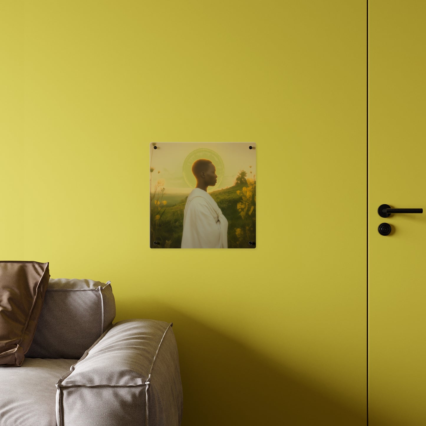 Saint Charles Lwanga Wall Art Panel - Ready to Hang Acrylic Print - Catholic Saint Art - Patron Saint Print - No Frame needed