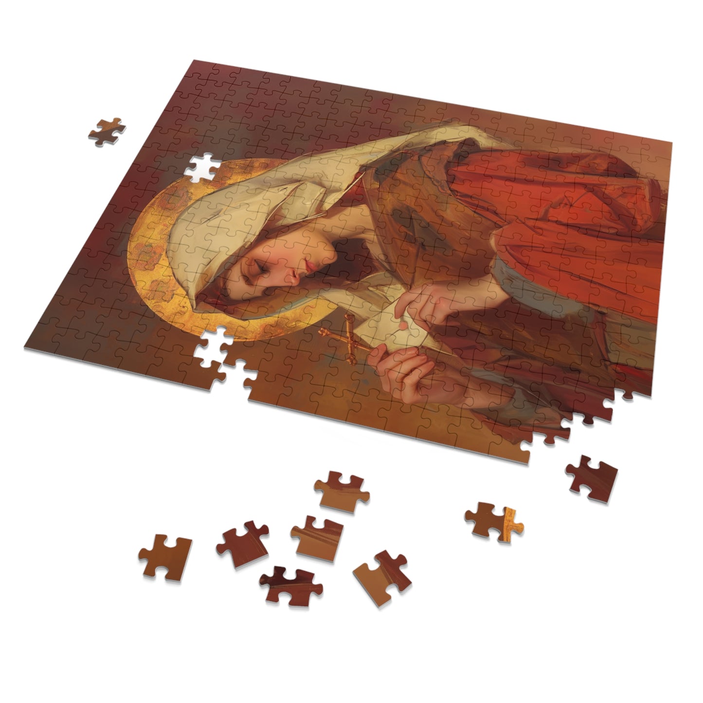Saint Phoebe  - Puzzle and Keepsake Tin - Religious (30, 110, 252, 500,1000) - Religious Puzzle - Gifts for Catholic Families