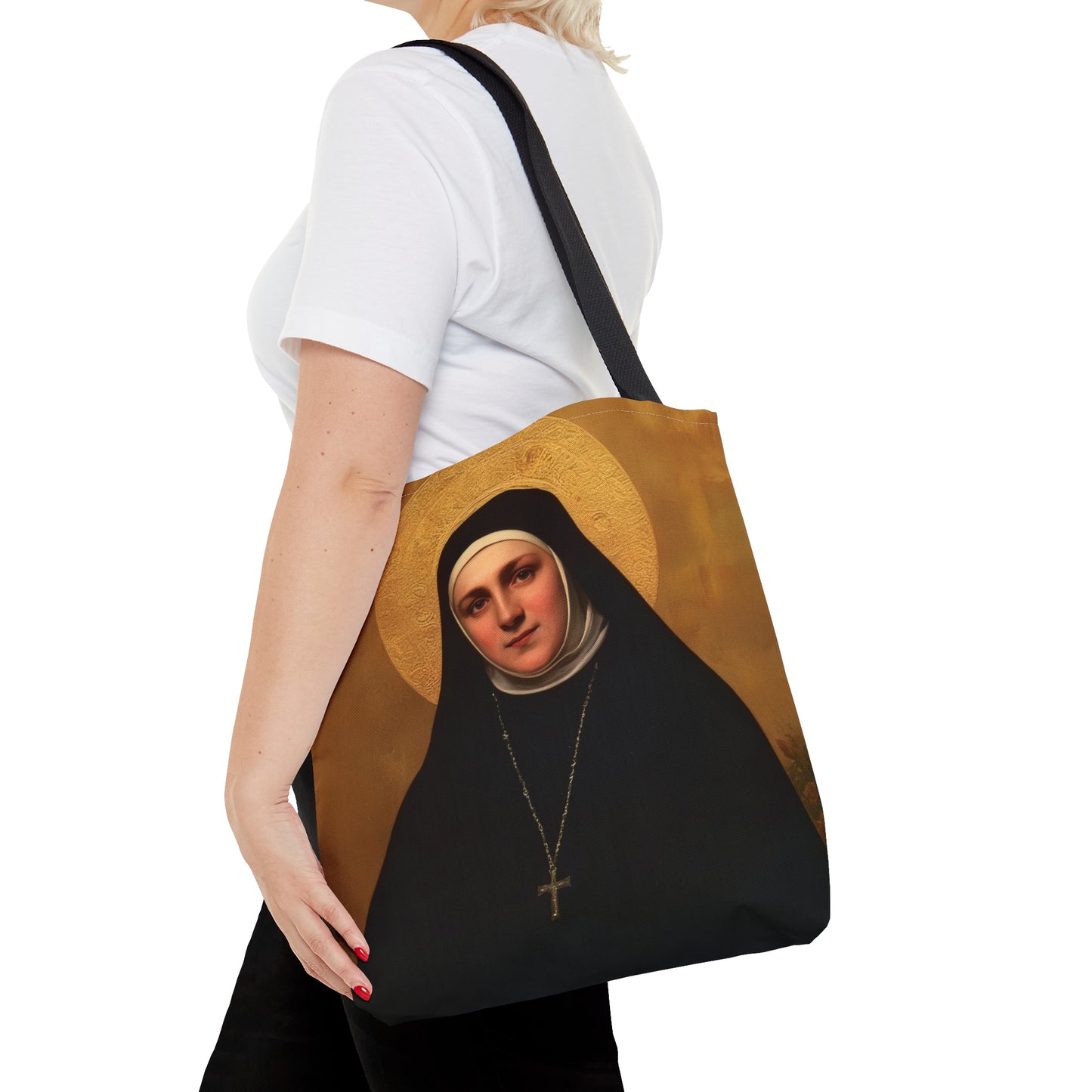 Saint Geltrude Caterina Comensoli - Tote Bag - Large Medium Small Faith Art Bag - Catholic Faith Purse