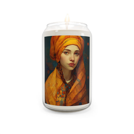 Saint Genevieve - Scented Prayer Candle, 13.75oz - Tall Size - Religious Prayer Candle - Catholic Art