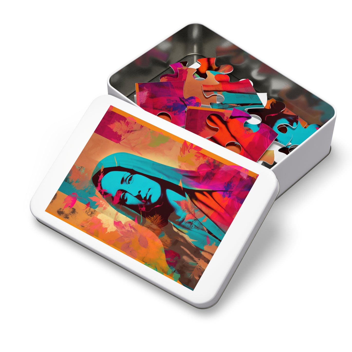 Mary the Blessed Virgin - Puzzle and Keepsake Tin - Religious Jigsaw Puzzle (30, 110, 252, 500,1000-Piece) - Religious Puzzle