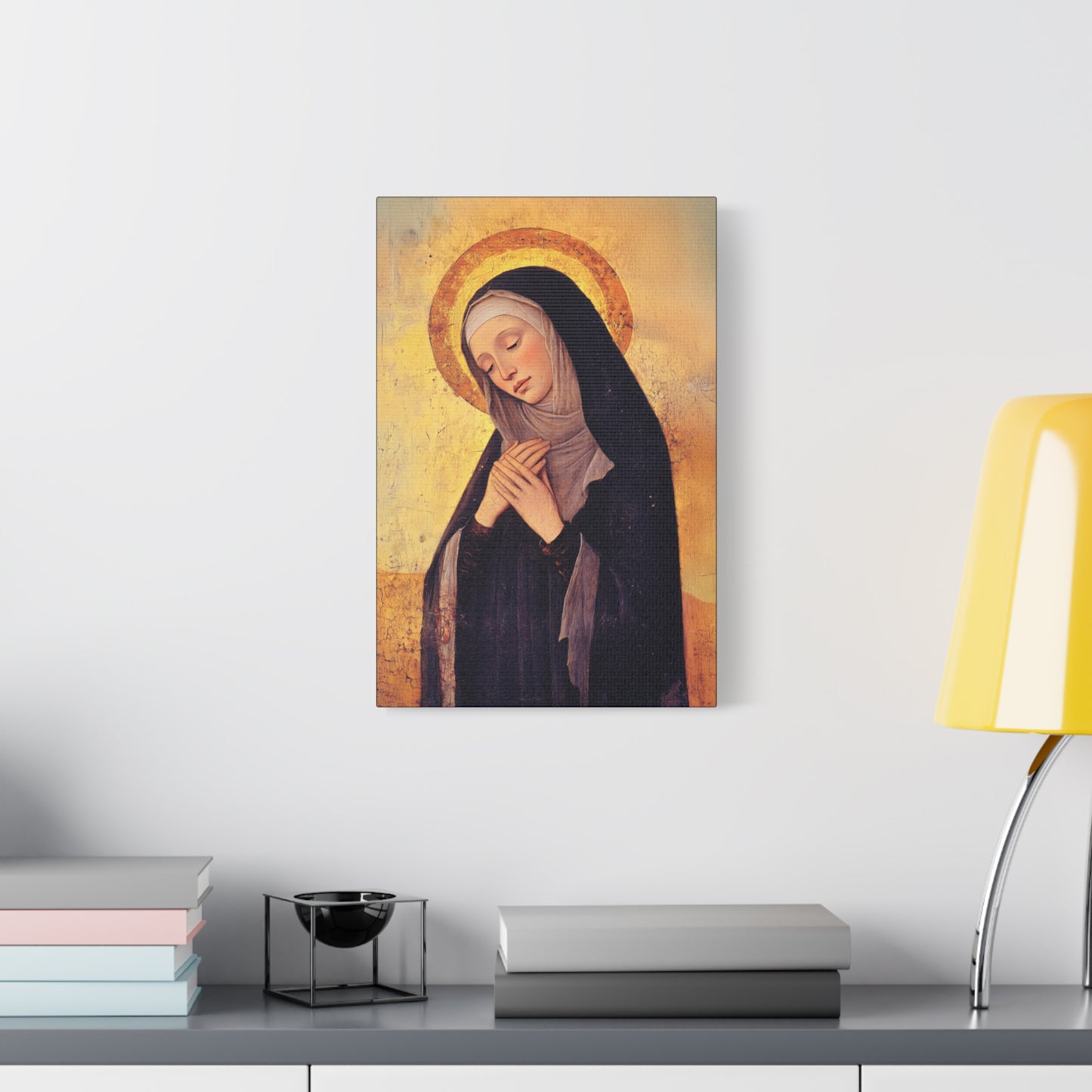 Saint Syncletica of Alexandria - Desert Mother - Gallery Wrapped Canvas - Print - Religious Art for your Home - Catholic