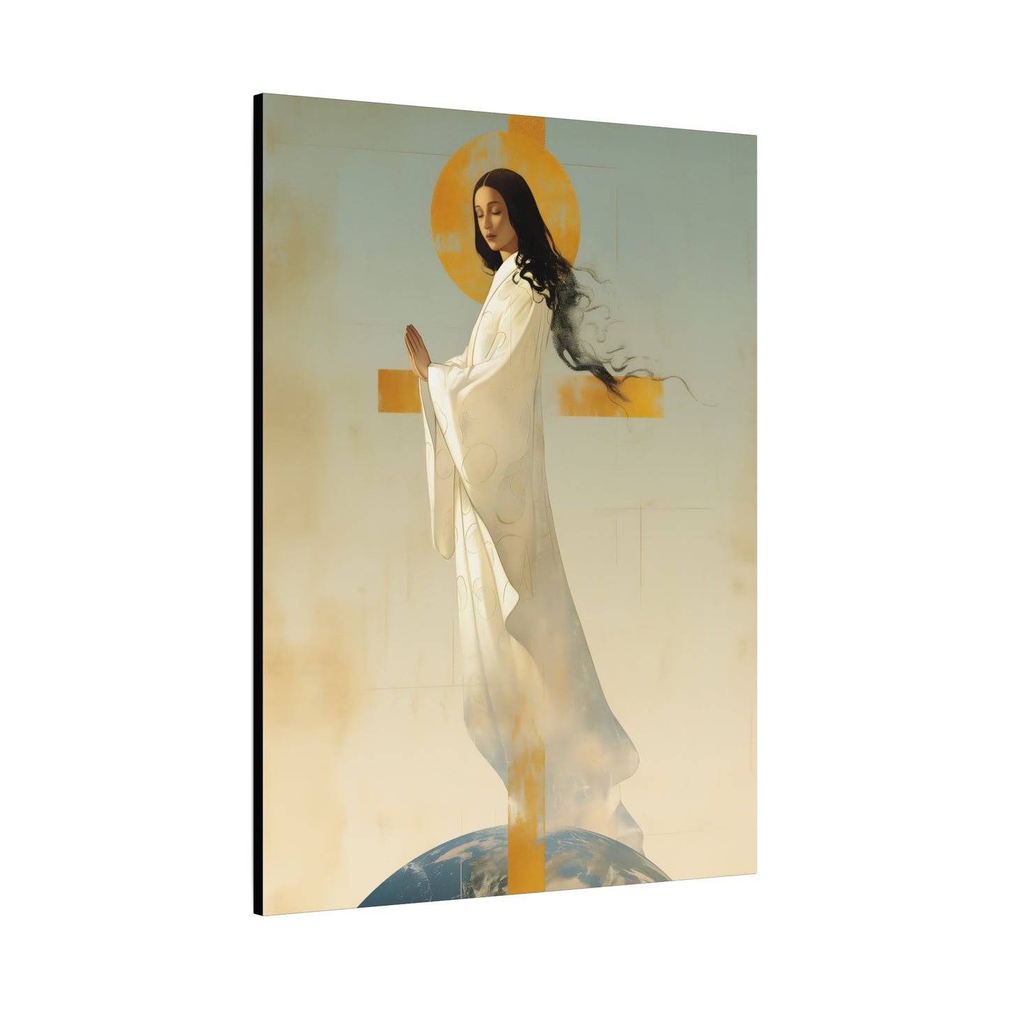 Our Lady of Akita - Mother Mary - Gallery Wrapped Canvas - Print - Religious Art for your Home - Catholic
