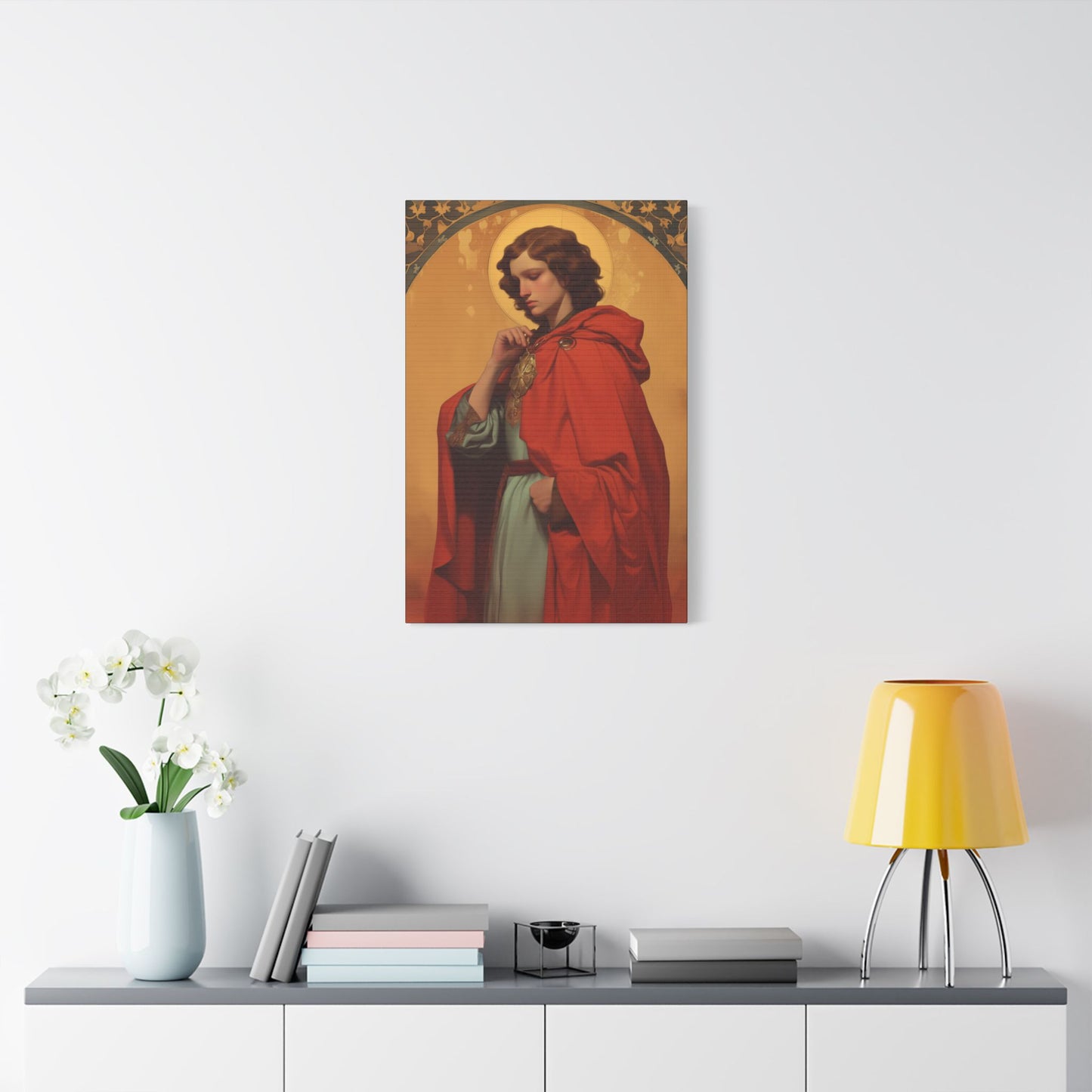 Saint Casimir of Poland Canvas Print - Multiple Sizes - Catholic Home art - Museum Wrapped Canvas - Sanctified Souls Print