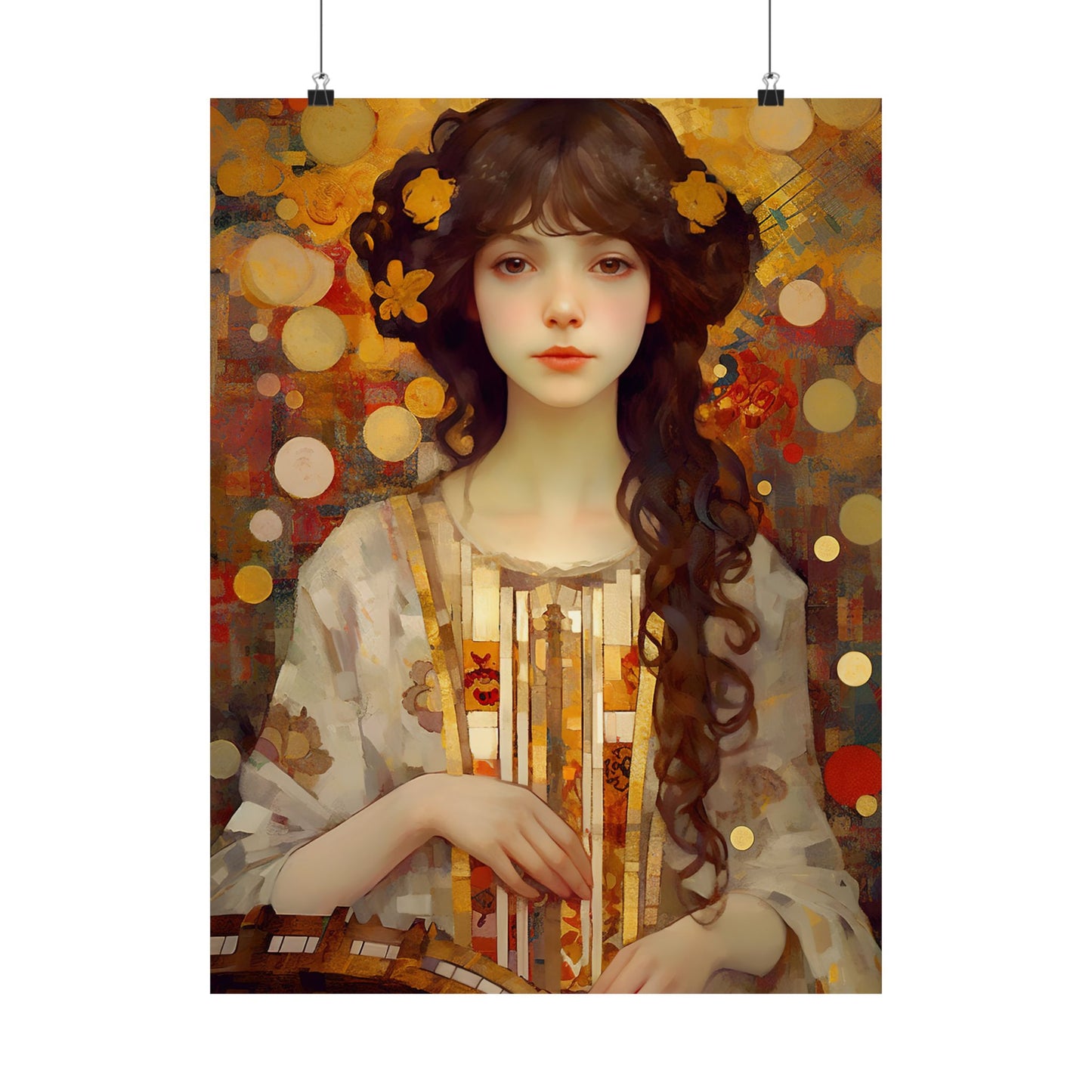 Saint Cecilia - Sanctified Souls Print - Multiple Sizes - Premium Matte Vertical Posters