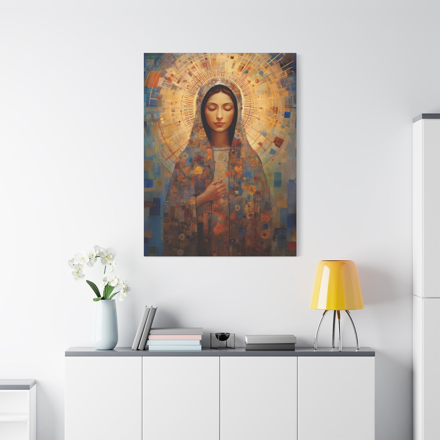 The Virgin of the Americas : Our Lady of Guadalupe Museum Wrapped Canvas Print - Multiple Sizes - Catholic Home art