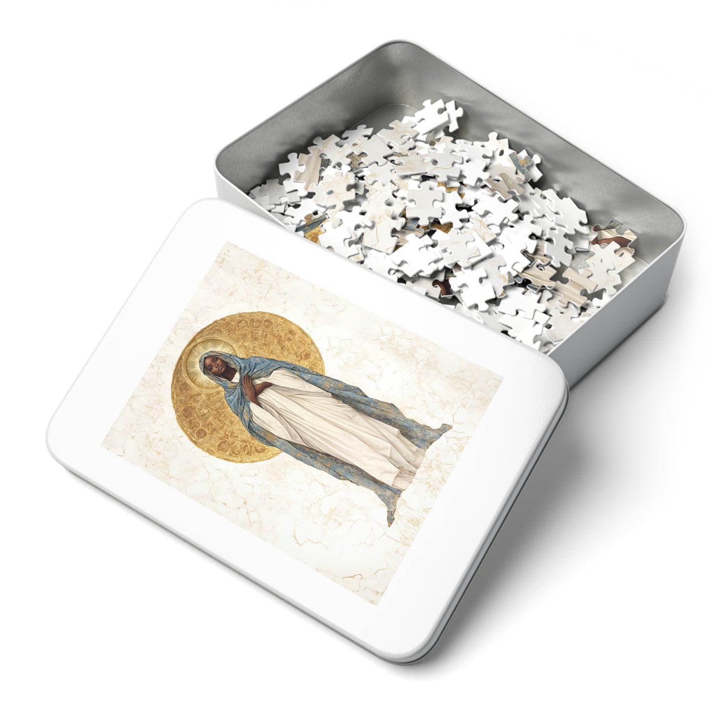 Our Lady of Kibeho- The Vision of Divine Peace - Puzzle and Keepsake Tin - Religious (30, 110, 252, 500,1000) - Religious Puzzle - Religious