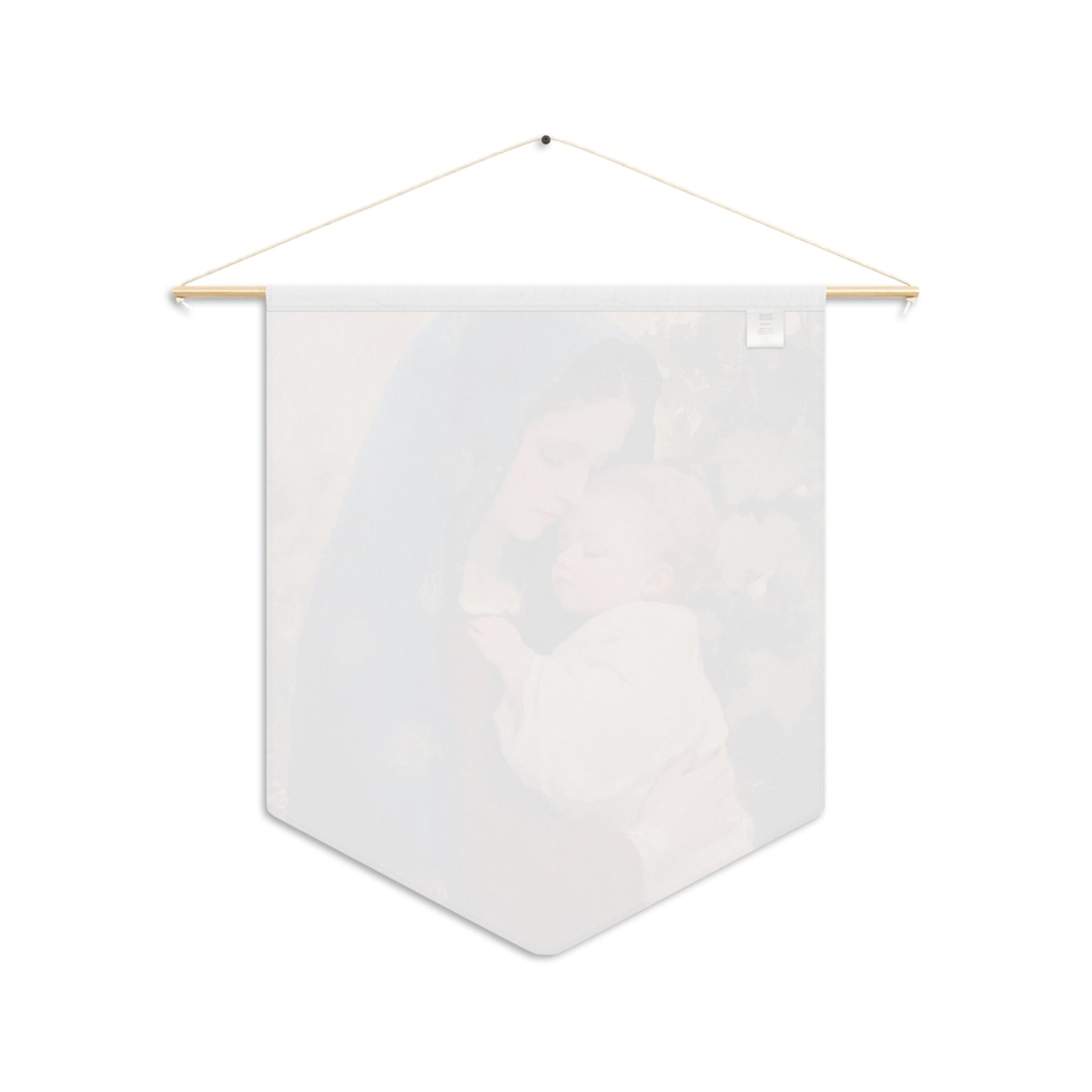 Our Lady of the Grapes / Out Lady of the Harvest Wall Banner / Wall Hanging - Christian Art - Prayer room - 18" x 21" - Mother Mary