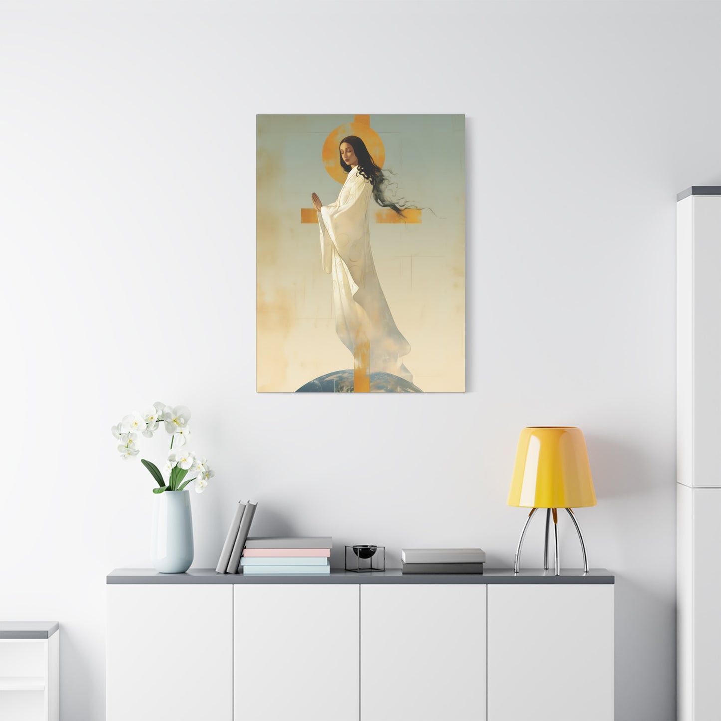 Our Lady of Akita - Mother Mary - Gallery Wrapped Canvas - Print - Religious Art for your Home - Catholic