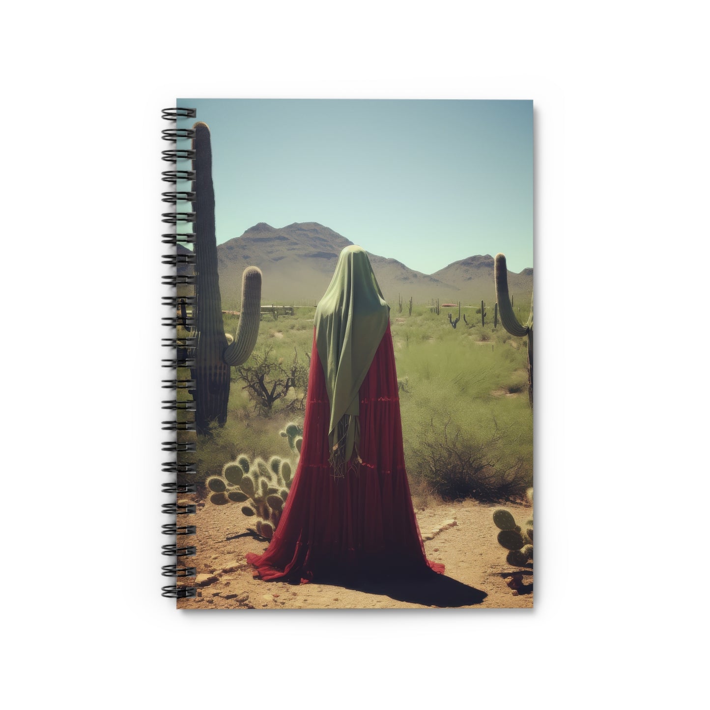 Saint Melania the Elder, Desert Mother - Sanctified Souls Art - Religious - Spiral Notebook - Ruled Line - Catholic Religious art