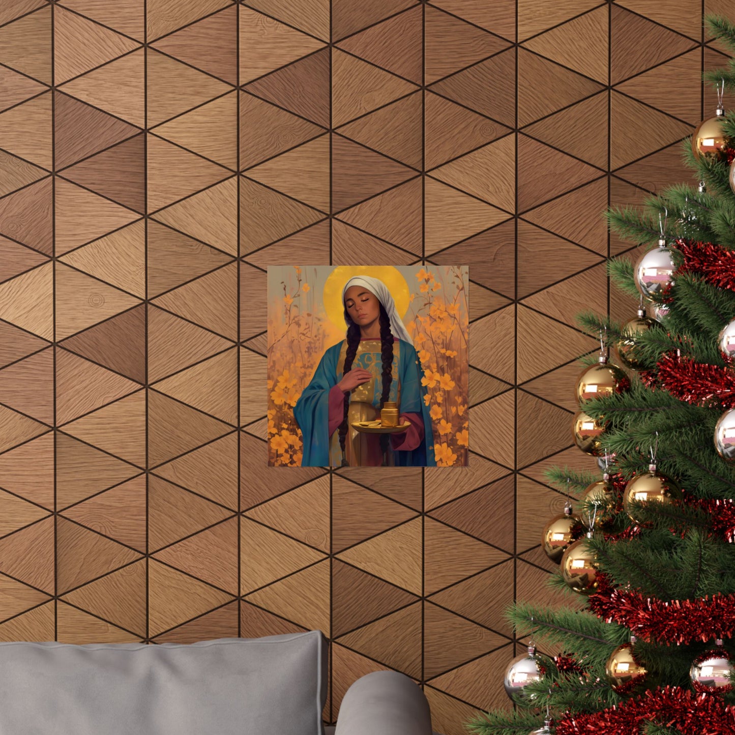 Saint Hermione of Ephesus - Sanctified Souls Print - Multiple Sizes - Premium Matte Vertical Posters