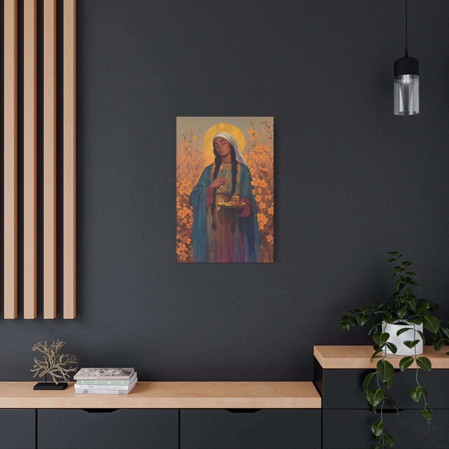 Saint Hermione of Ephesus - Gallery Wrapped Canvas - Print - Religious Art for your Home - Catholic Art Print