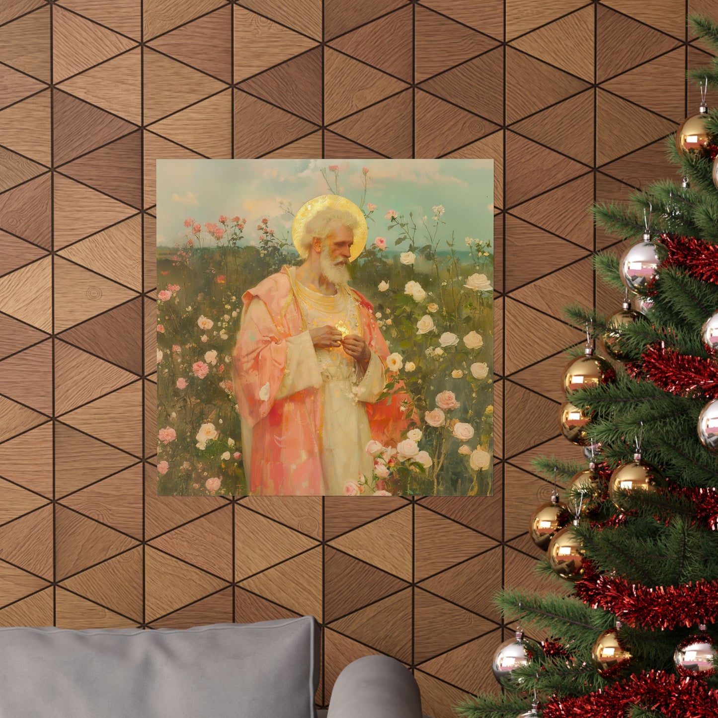 Saint Valentine -  Catholic Art - Multiple Sizes - Premium Posters - Catholic Art - Christian Home - Catholic Saint Art