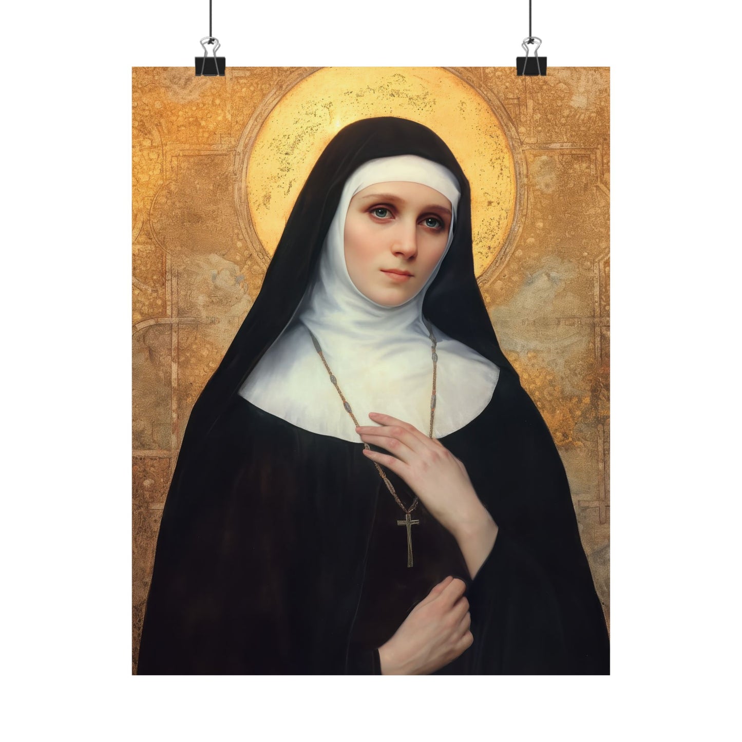 Saint Benedetta Cambiagio Poster Print - Sanctified Souls Print - Multiple Sizes - Premium Posters - Catholic Art for your home