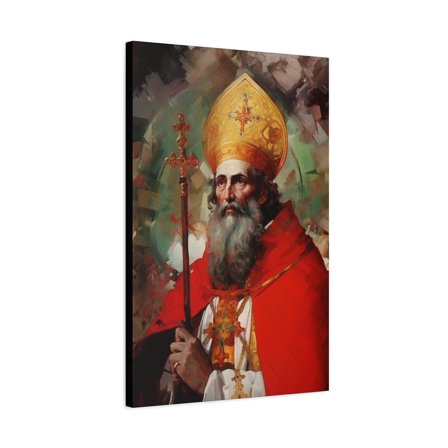 Saint Eusebius of Vercelli Canvas Print - Multiple Sizes - Catholic Home art - Museum Wrapped Canvas - Sanctified Souls Print
