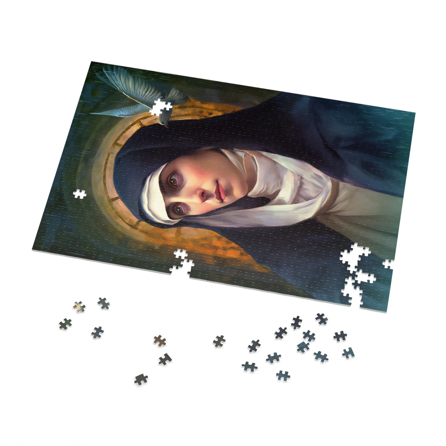 Saint Teresa of Avila - Puzzle and Keepsake Tin - Religious Jigsaw Puzzle (30, 110, 252, 500,1000-Piece) - Religious Puzzle