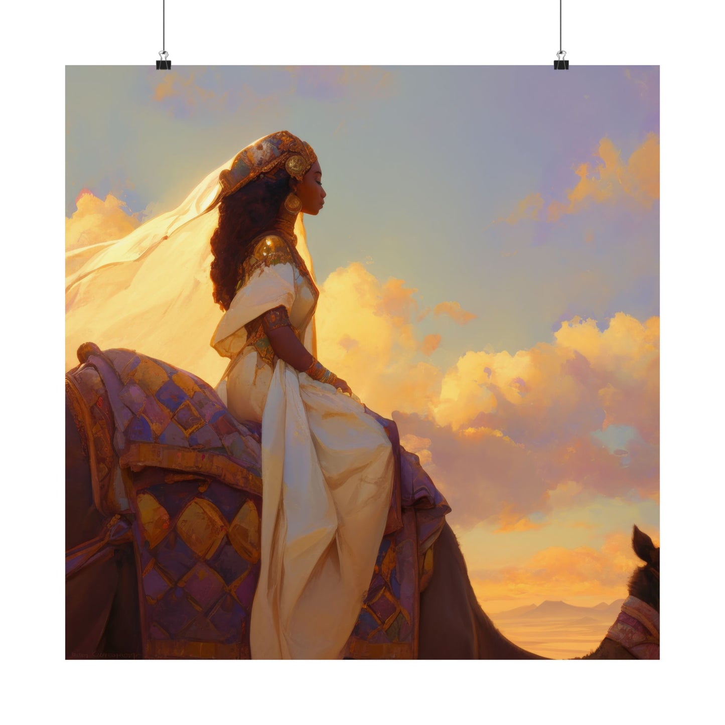 Queen of Sheba - Sanctified Souls Print - Multiple Sizes - Premium Matte Vertical Posters