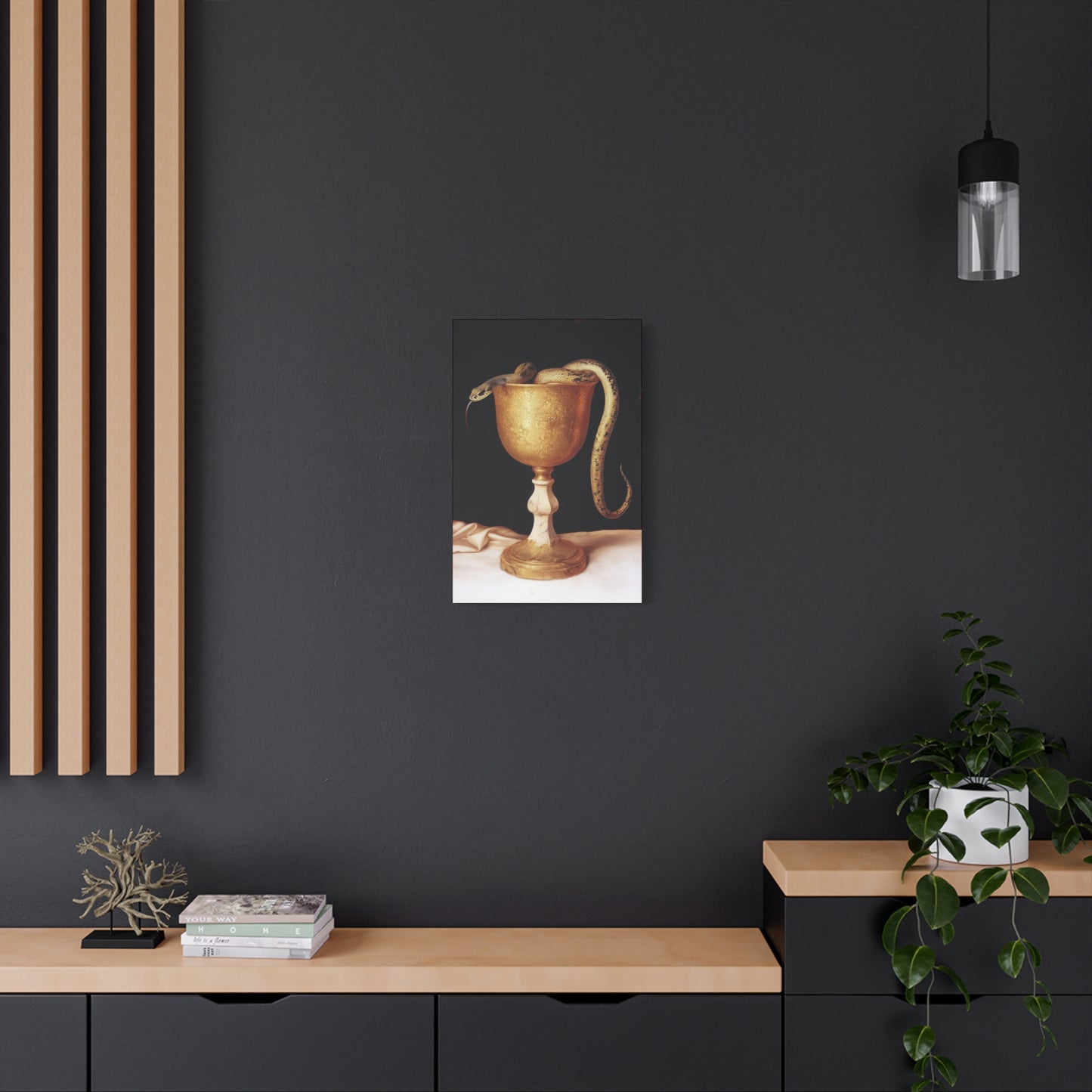 Saint John's Chalice - Gallery Wrapped Canvas - Print - Religious Art for your Home - Catholic