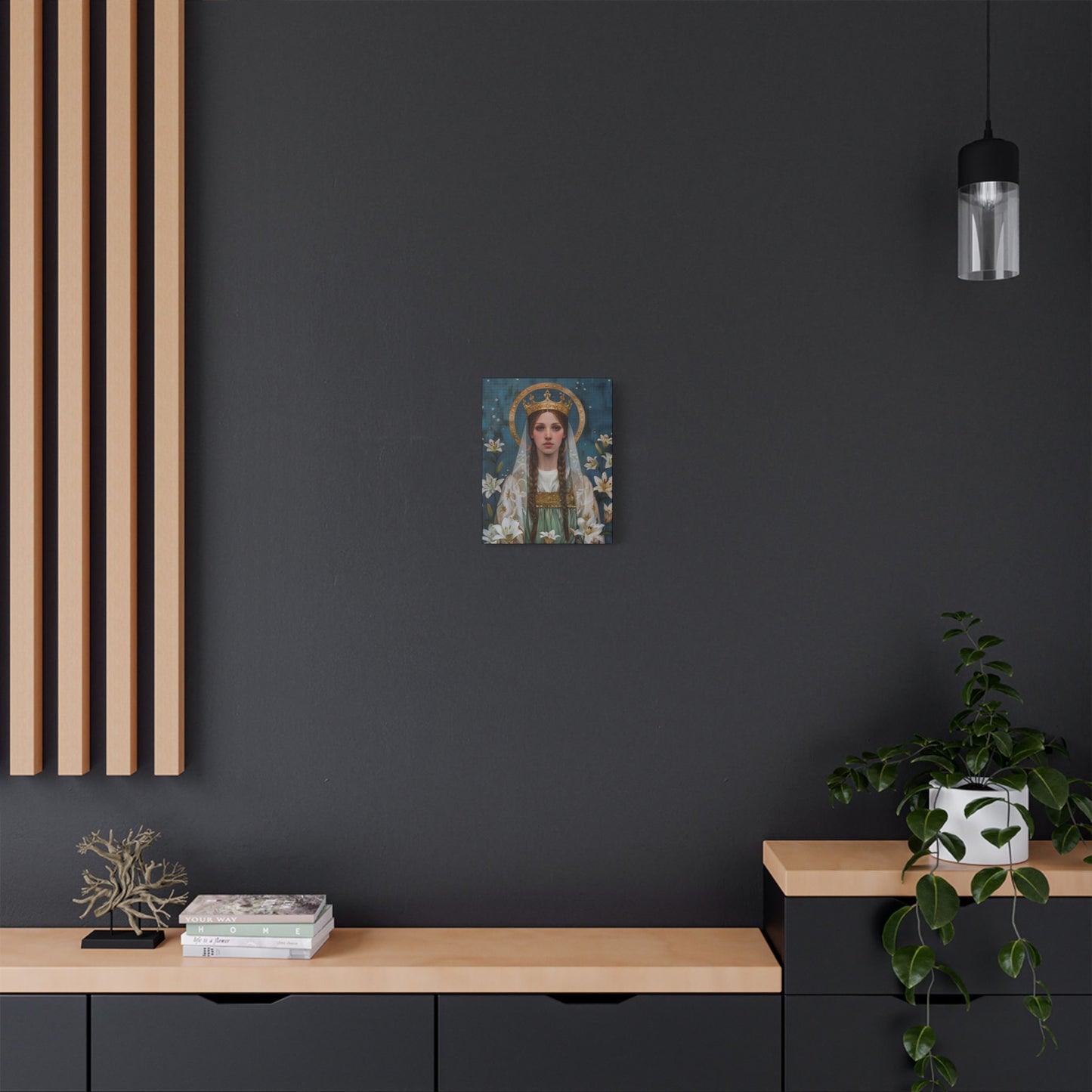 Saint Isabel of France - Museum Wrapped Canvas - Sanctified Souls Print - Religious Art - Catholic Saint