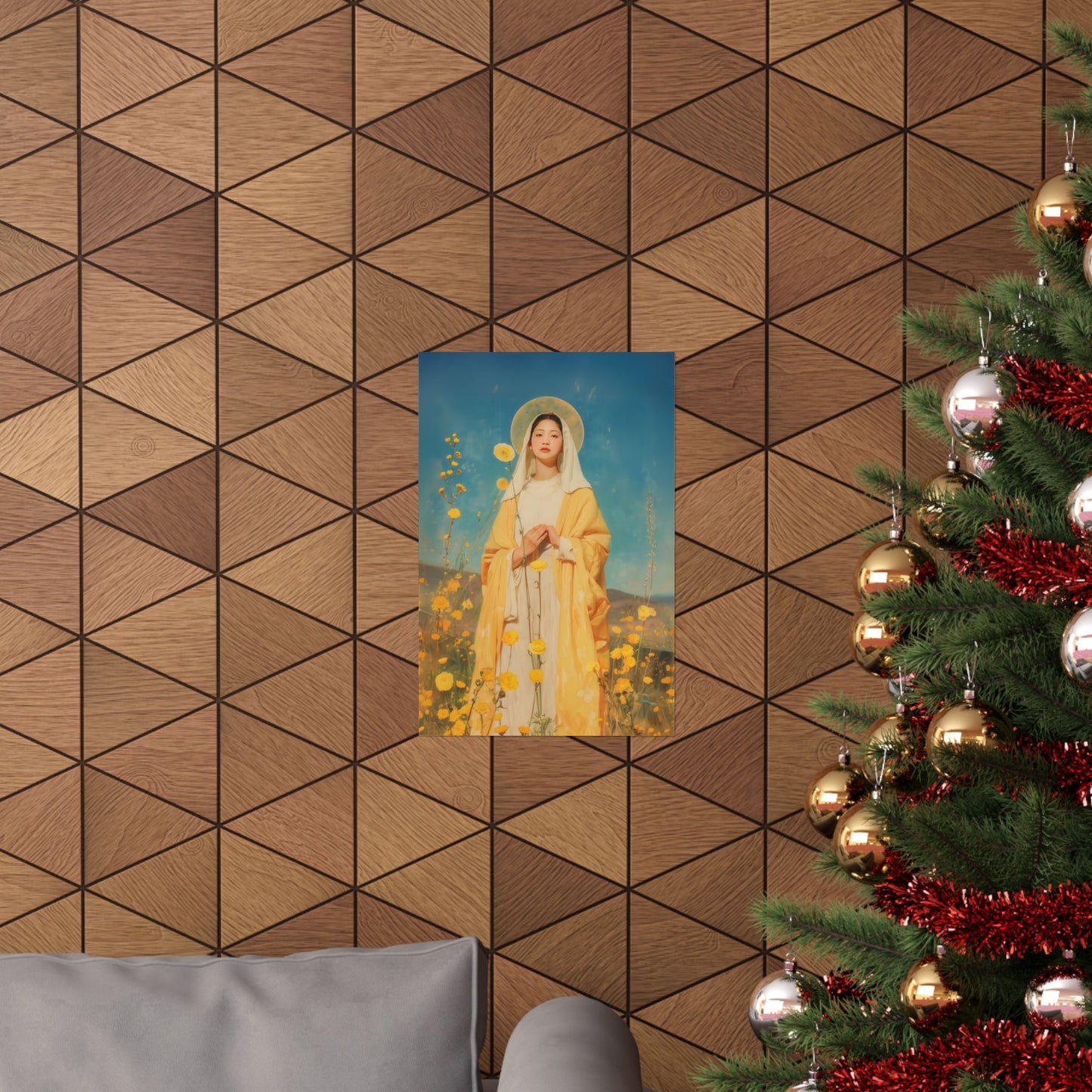 Saint Agatha Lin - Sanctified Souls Print - Multiple Sizes - Premium Matte Vertical Posters