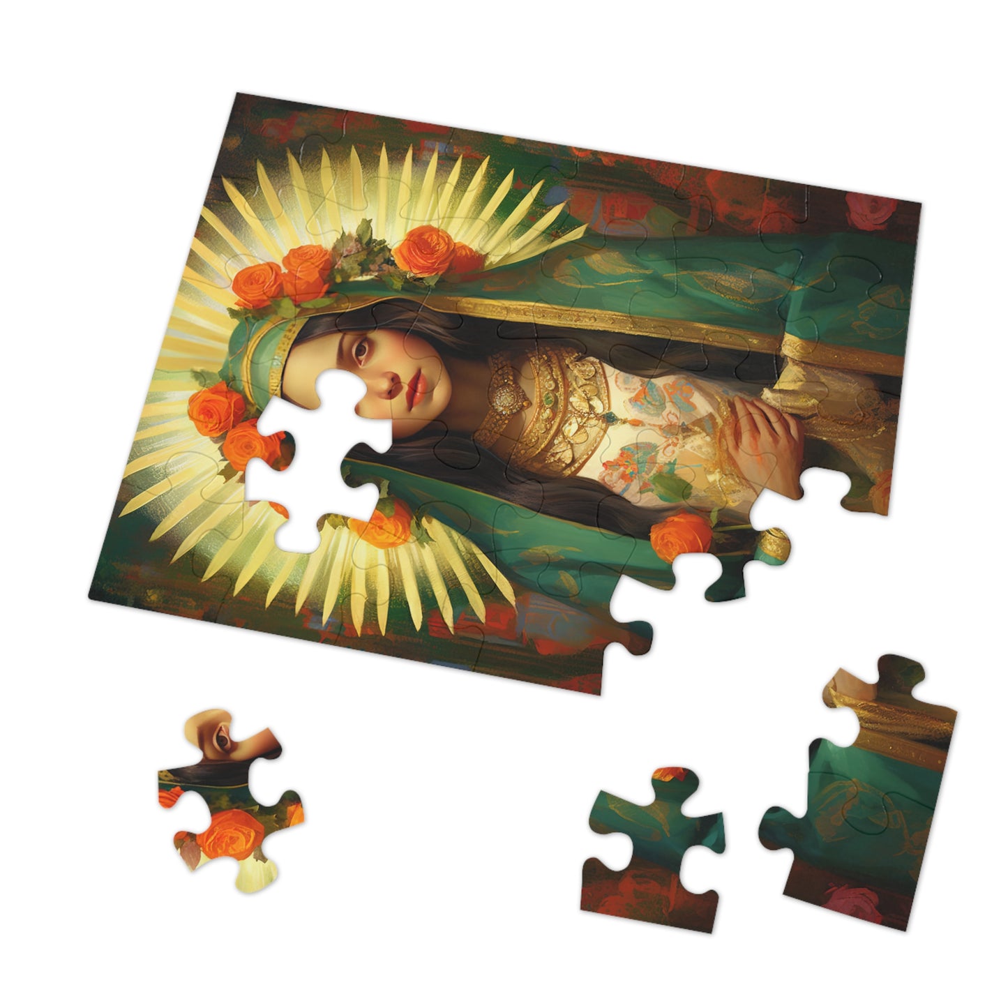 Patroness of Hope : Our Lady of Gudalupe - Puzzle and Keepsake Tin - Jigsaw Puzzle (30, 110, 252, 500,1000-Piece) - Religious Puzzle