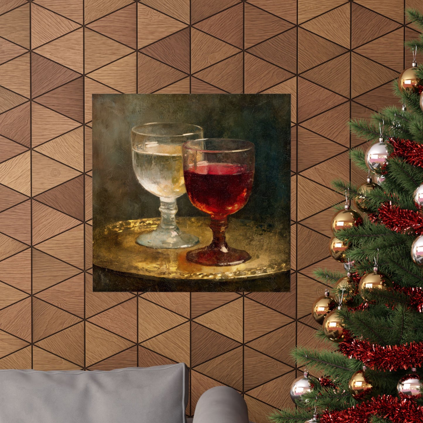 Cana and the Miracle of Abundance - Water into Wine - Sanctified Souls Print - Multiple Sizes - Premium Matte Vertical Posters