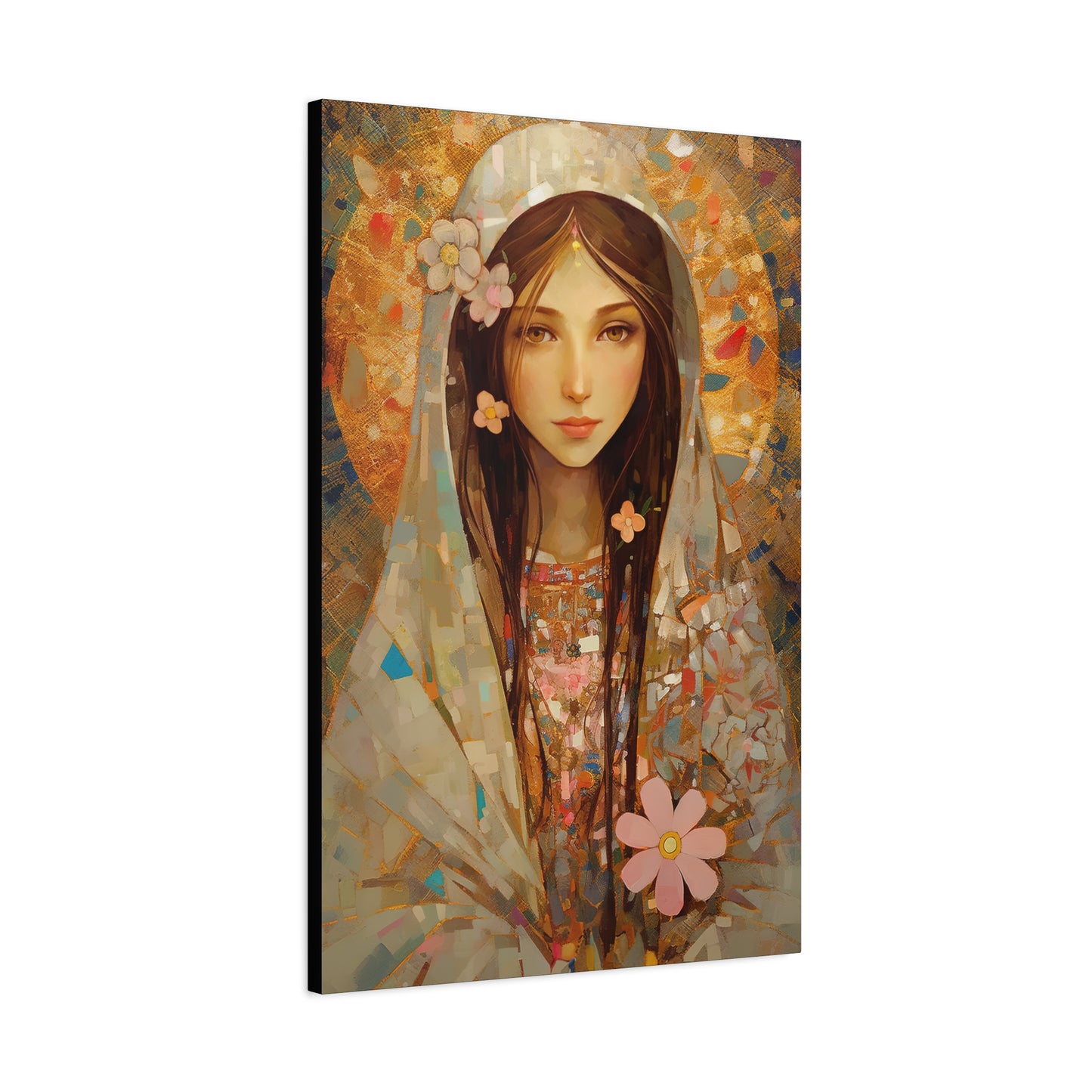 Saint Maria Goretti - Museum Wrapped Canvas - Sanctified Souls Print - Religious Art for your Home