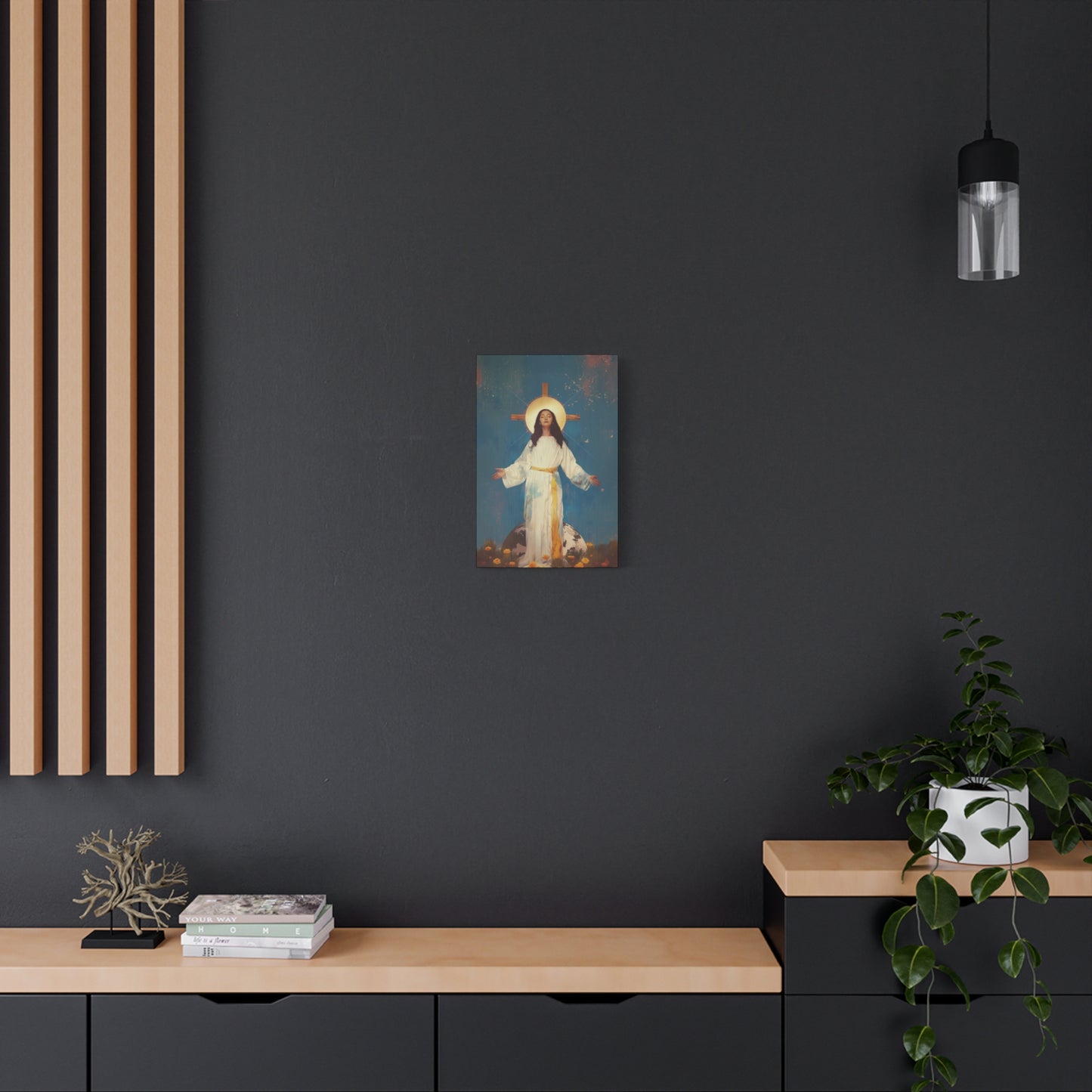 Our Lady of Akita - Mother Mary - Gallery Wrapped Canvas - Print - Religious Art for your Home - Catholic