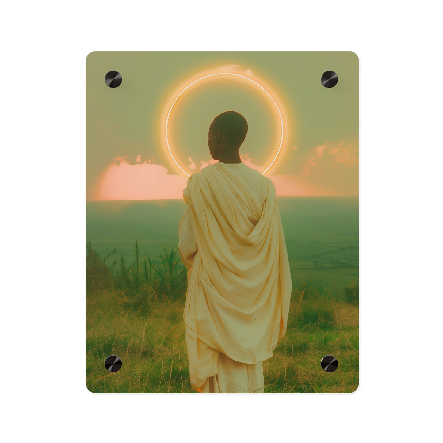 Saint Charles Lwanga Wall Art Panel - Ready to Hang Acrylic Print - Catholic Saint Art - Patron Saint Print - No Frame needed