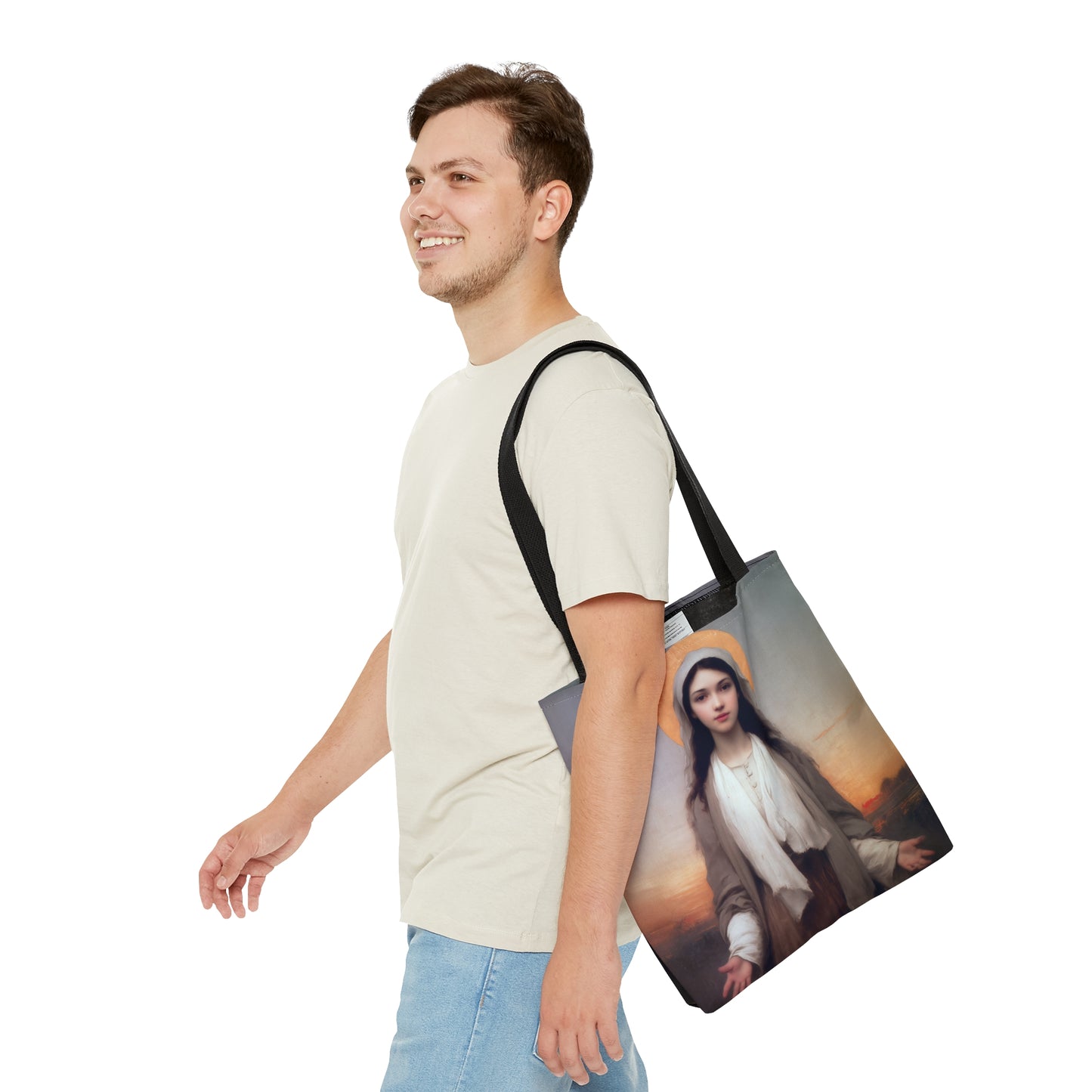 Saint Germaine Cousin - Tote Bag - Large Medium Small Faith Art Bag - Catholic Faith Purse