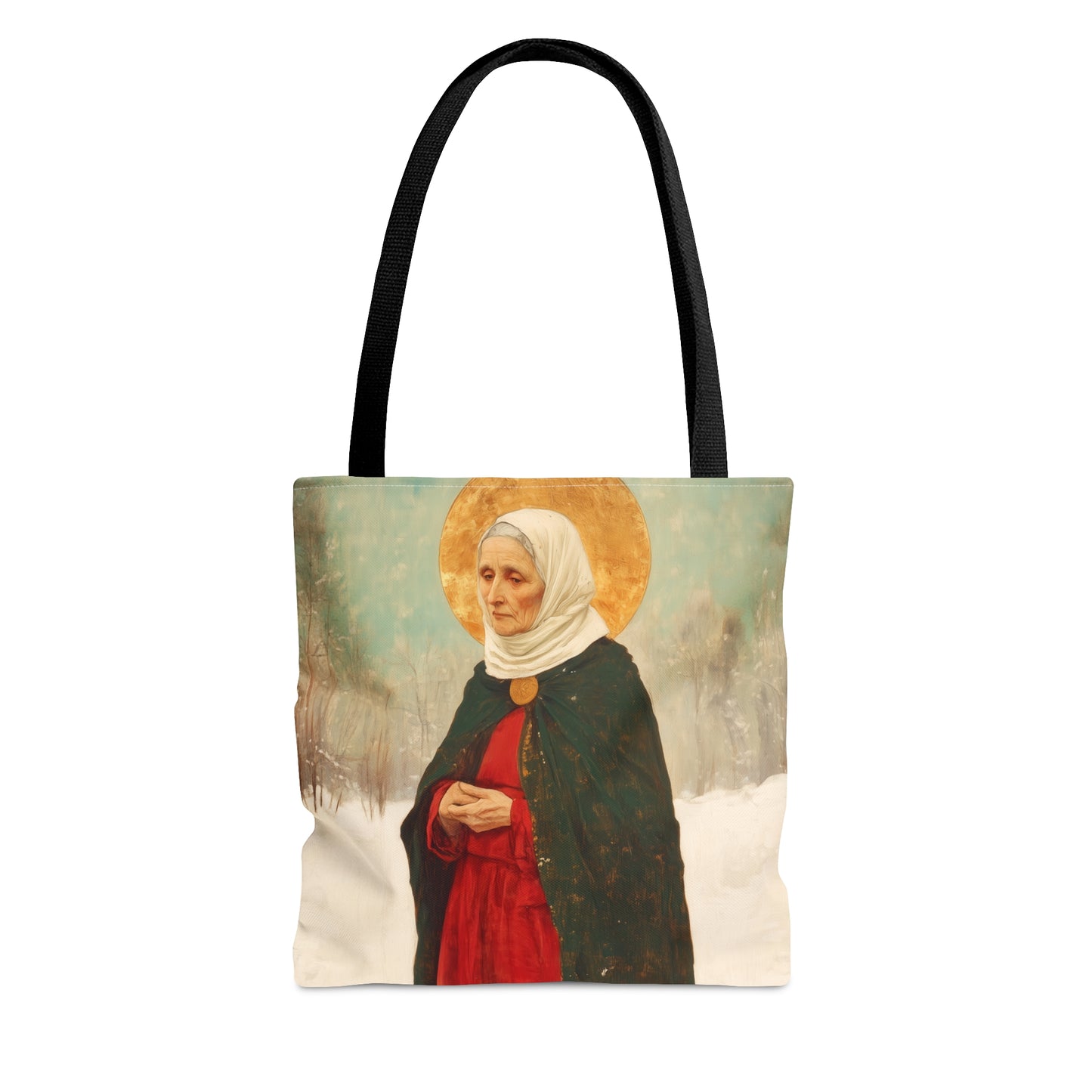Saint Xenia - Russian Saint Art - Tote Bag - Large Medium Small Faith Art Bag - Catholic Faith Purse