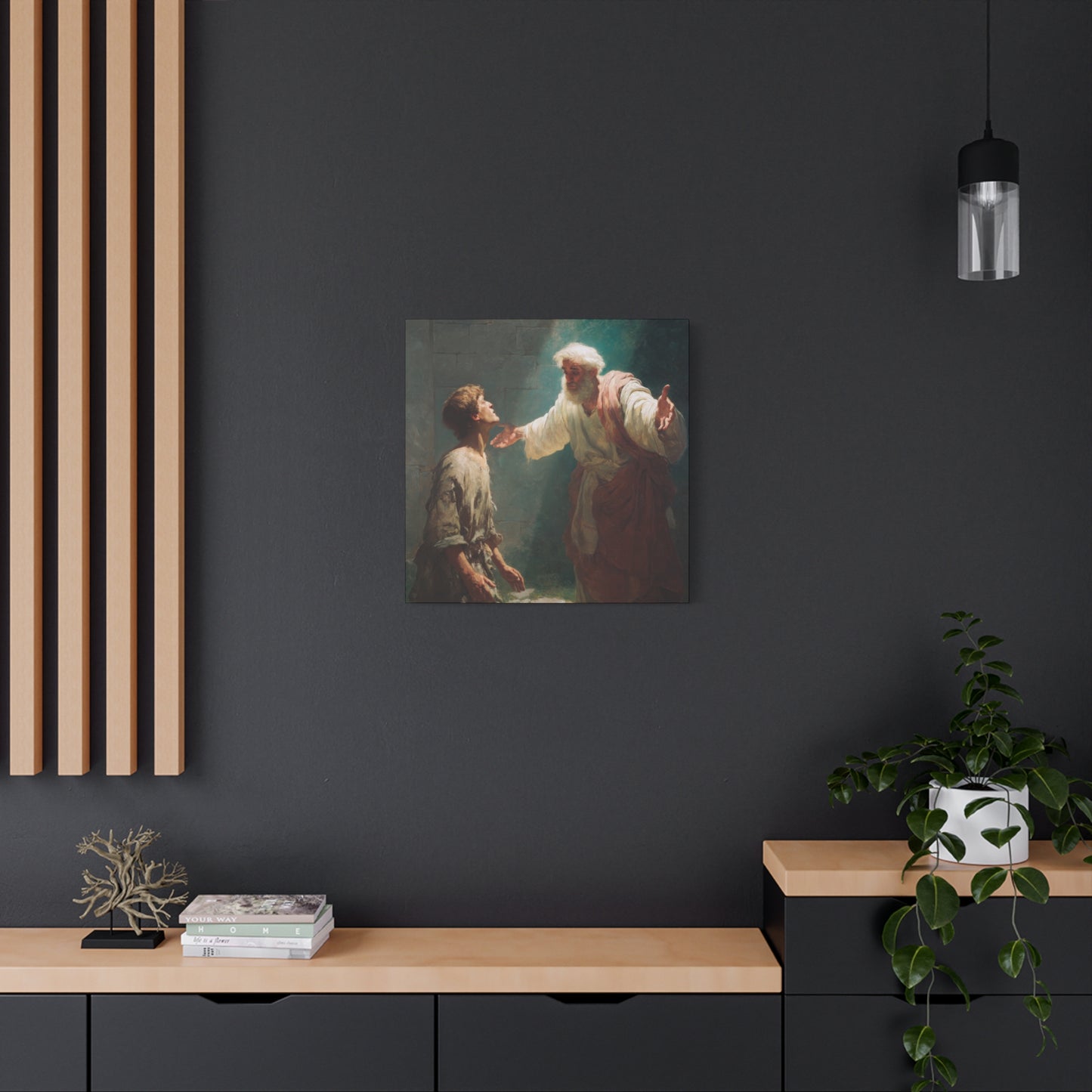Homecoming of the Prodigal Son - Gallery Wrapped Canvas - Print - Religious Art for your Home - Catholic Art Print