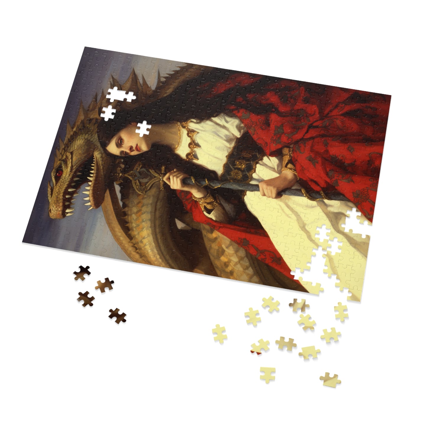 Saint Martha of Bethany - Puzzle and Keepsake Tin - Religious Jigsaw Puzzle (30, 110, 252, 500,1000-Piece) - Religious Puzzle