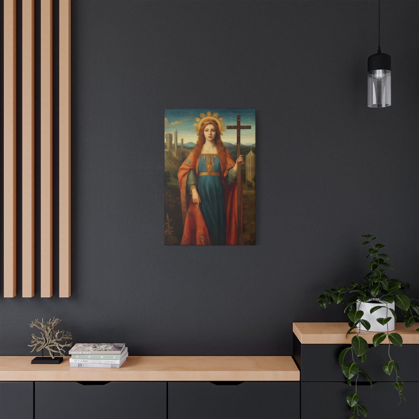 Saint Helena Canvas Print - Multiple Sizes - Catholic Home art - Museum Wrapped Canvas - Sanctified Souls Print