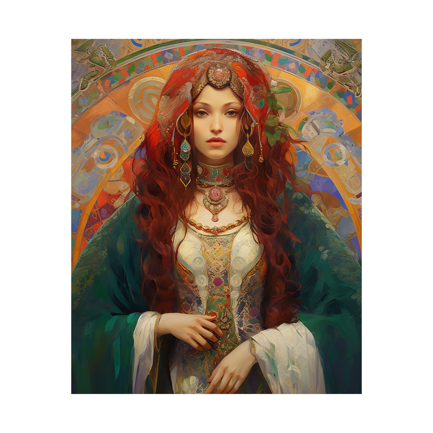 Saint Margaret of Antioch Print - Sanctified Souls Print - Multiple Sizes - Premium Matte Vertical Posters