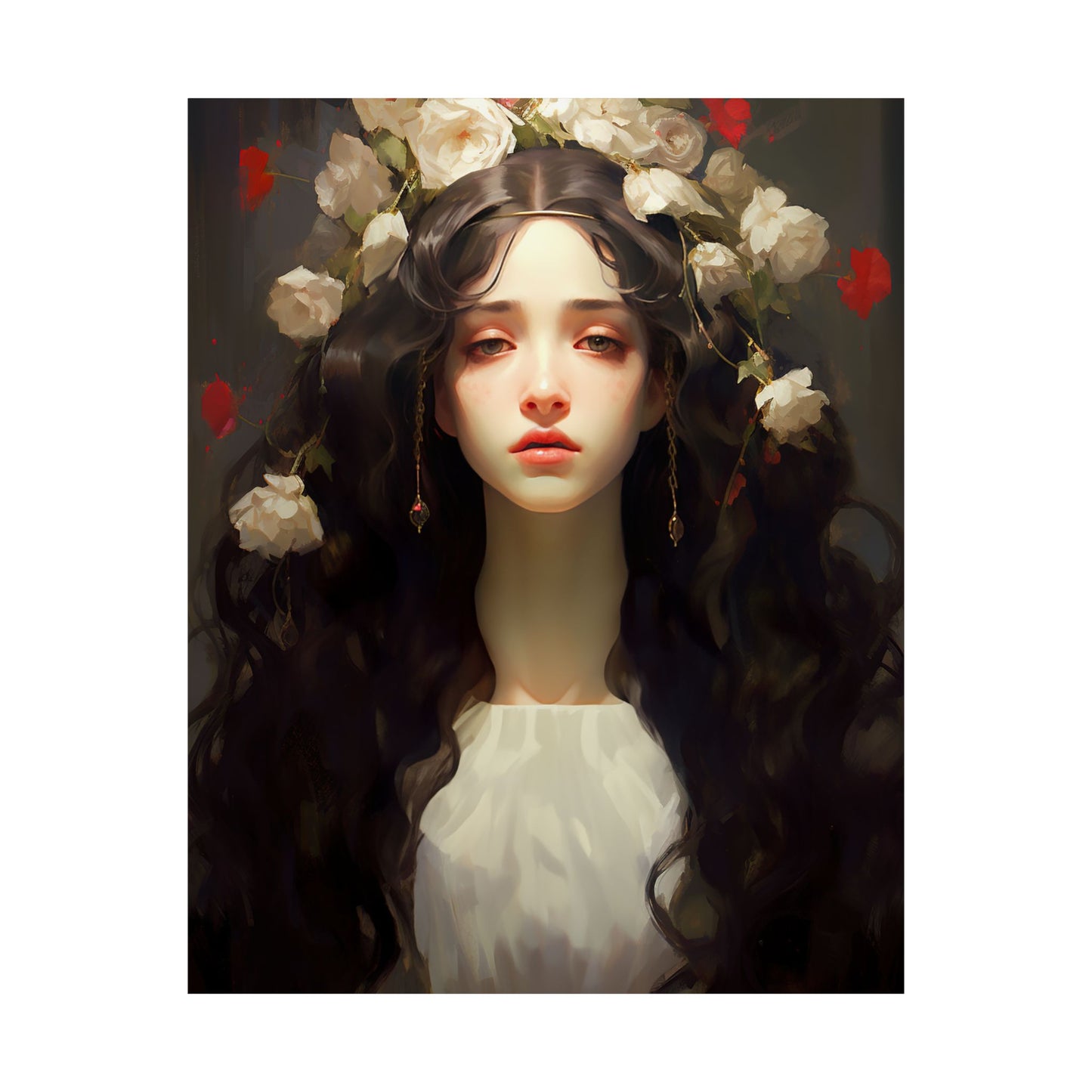 Saint Flora - Sanctified Souls Print - Multiple Sizes - Premium Matte Vertical Posters