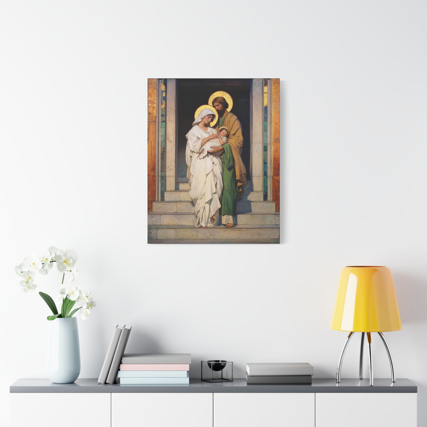The Feast of the Presentation of the Lord - Holy Family - Gallery Wrapped Canvas - Print - Religious Art for your Home - Catholic art print - prayer room art