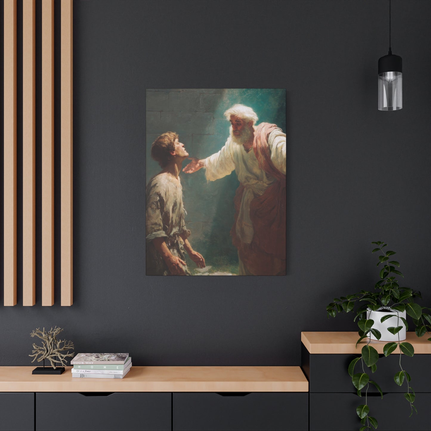 Homecoming of the Prodigal Son - Gallery Wrapped Canvas - Print - Religious Art for your Home - Catholic Art Print